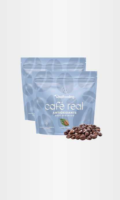 Café Real Descafeinado en grano - Pack 2 unidades