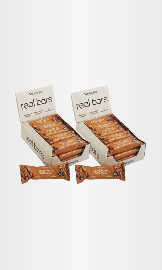 Real Bars Cacahuete (15 uds) - Pack 2 displays