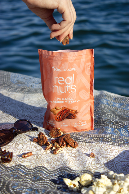 Real Nuts - Nuez pecana con canela y jengibre