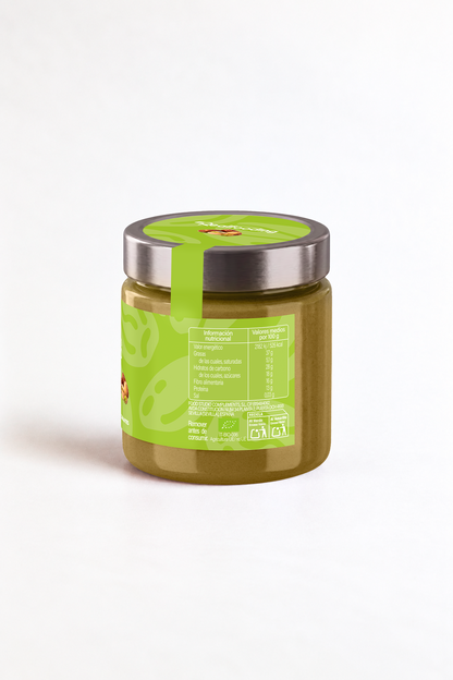 Crema de pistachos con anacardos y dátil
