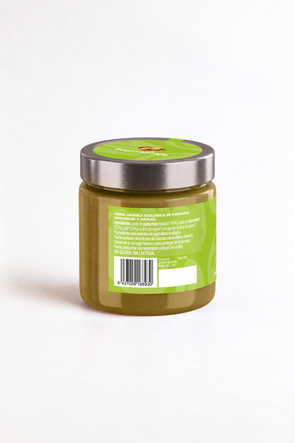Crema de pistachos con anacardos y dátil