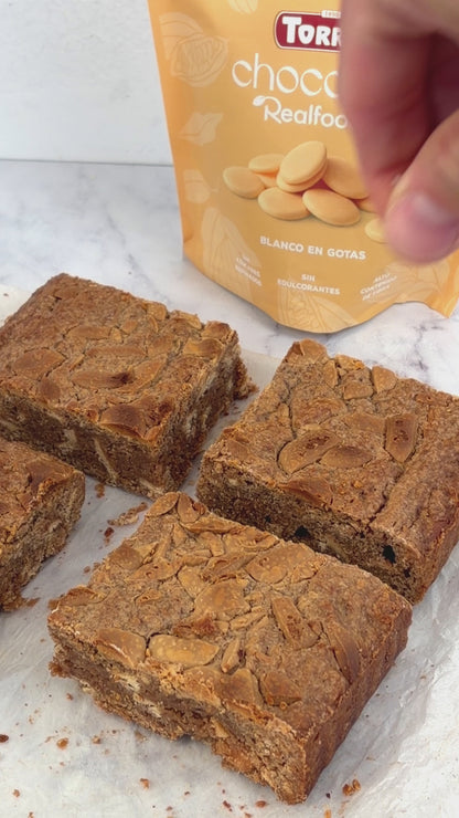 Gotas de chocolate blanco