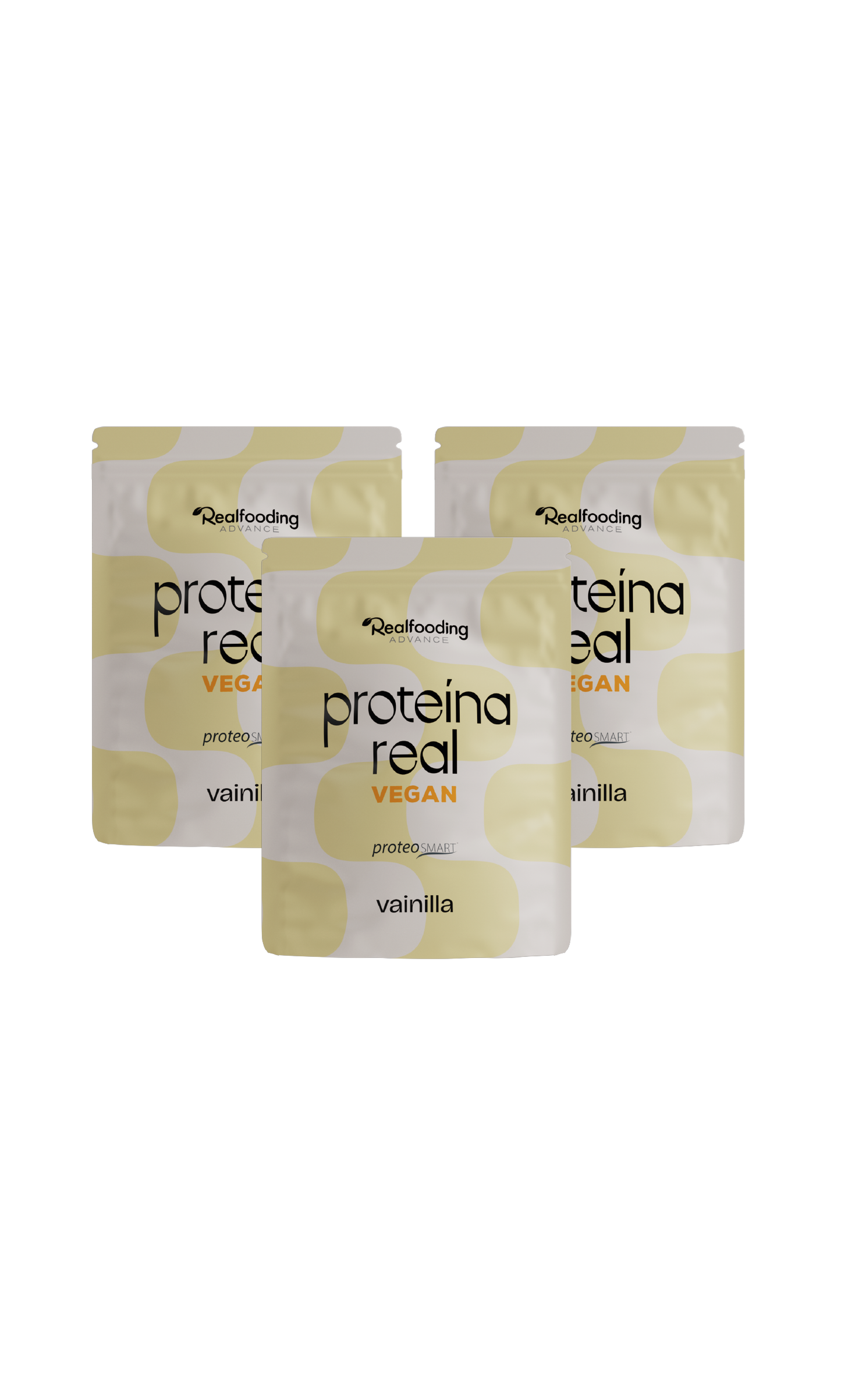 Proteína Real Vegana Vainilla - Pack 3 unidades